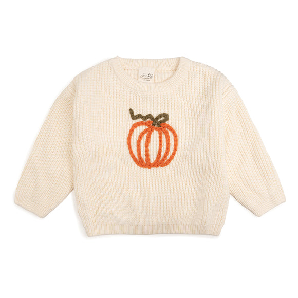 Pumpkin Yarn Knit Sweater