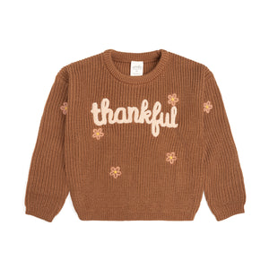 Thankful Thanksgiving Knit Sweater