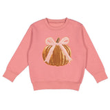Coquette Pumpkin Sequin Patch Sweatshirt