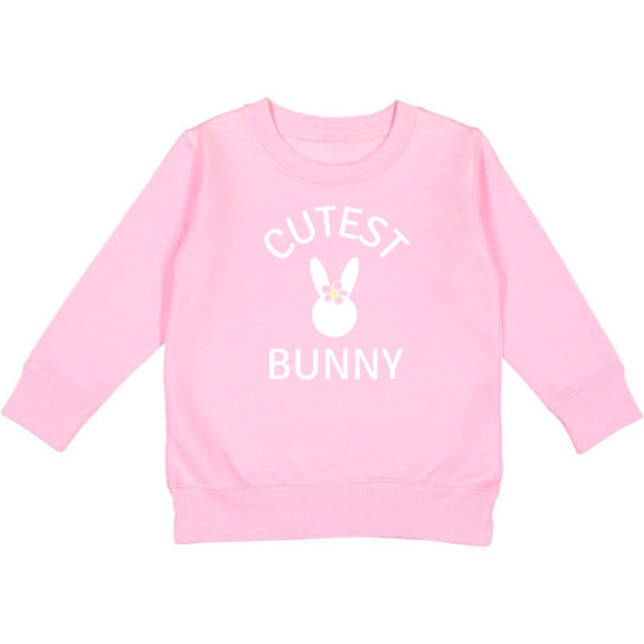 Cutest Bunny Easter Sweatshirt - Pink