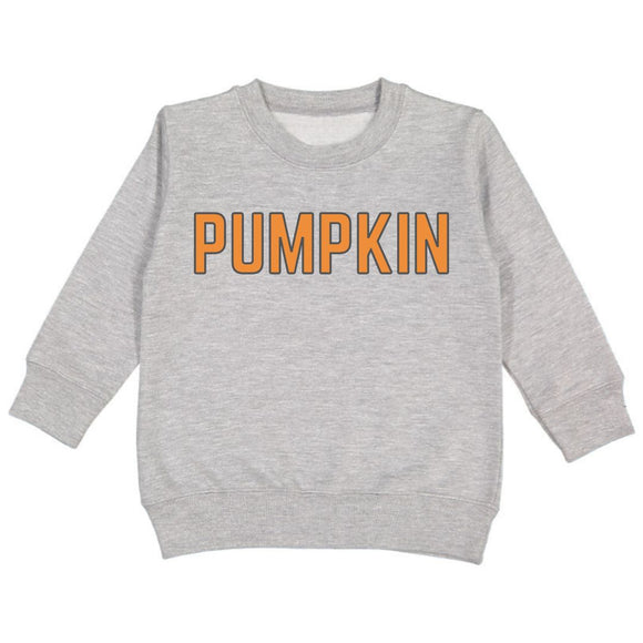 Pumpkin Sweatshirt - Gray