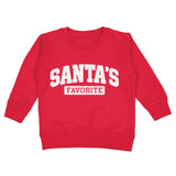 Santa's Favorite Puff Ink Christmas Sweatshirt