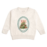 Sequin Christmas Tree Patch Sweatshirt