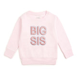 Big Sis Embroidered Patch Sweatshirt - Ballet