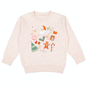 Christmas Doodle Sweatshirt - Natural