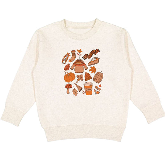 Fall Favorite Things Sweatshirt - Natural