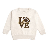 Football Love Patch Sweatshirt