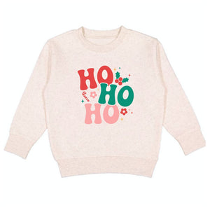 Ho Ho Ho Christmas Sweatshirt - Natural