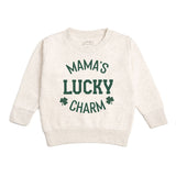 Mama's Lucky Charm St. Patrick's Day Sweatshirt - Natural Heather