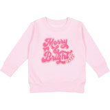 Merry and Bright Patch Christmas Sweatshirt - Ballet