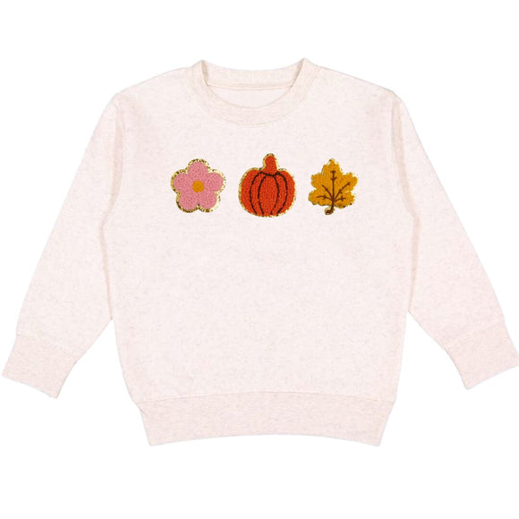 Pumpkin Fun Patch Sweatshirt - Natural