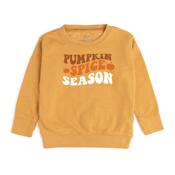Pumpkin Spice Season Sweatshirt - Mustard