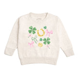 Sweet Shamrock St. Patrick's Day Sweatshirt - Natural Heather