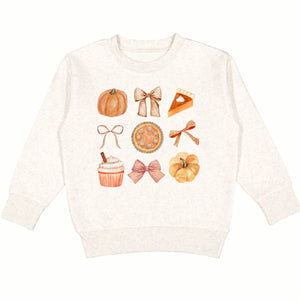 Thankful Cutie Thanksgiving Sweatshirt - Natural