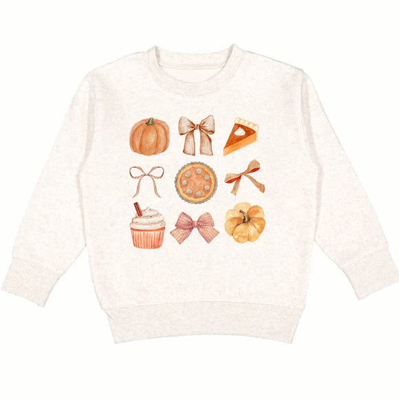 Thankful Cutie Thanksgiving Sweatshirt - Natural