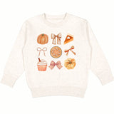 Thankful Cutie Thanksgiving Sweatshirt - Natural