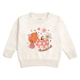 Thankful Pumpkin Daisy Thanksgiving Sweatshirt