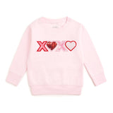 XOXO Sequin Patch Valentine's Day Sweatshirt