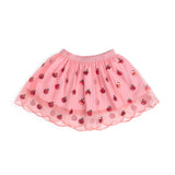 Apple Sequin Scalloped Tutu Skirt