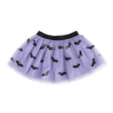 Sequin Bat Halloween Tutu Skirt