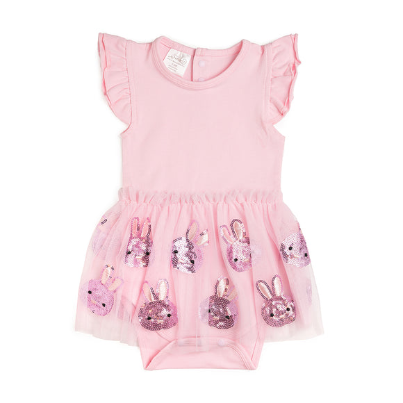 Easter Bunny Short Sleeve Tutu Bodysuit