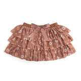 Ditsy Fall Floral Printed Tiered Tutu
