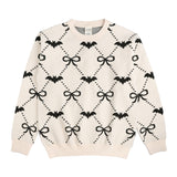 Bat Trellis Halloween Women's Sweater