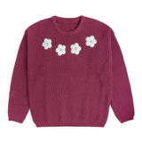 Floral Applique Women's Sweater