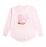 Bandana Cowgirl Patch Western Women's Sweatshirt