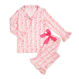 Heart Floral Trellis Valentine's Day Women's Lounge Set