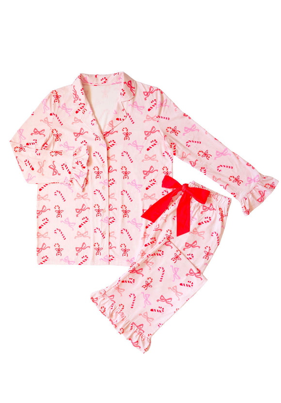 Peppermint Party Christmas Women's Lounge Set