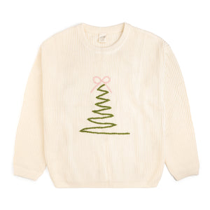 Coquette Christmas Tree Knit Women's Sweater