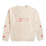 Ditsy Love Valentine's Day Knit Women's Sweater