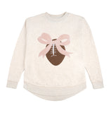 Coquette Football Patch Women's Sweatshirt