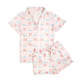 Gingham Trellis Women's Two-Piece Set