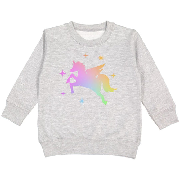 Magical Unicorn Sweatshirt - Gray