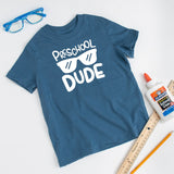 Preschool Dude Short Sleeve T-Shirt - Indigo