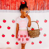 Apple Picking Crew Short Sleeve T-Shirt - White