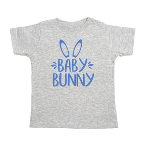 Baby Bunny Easter Short Sleeve T-Shirt - Gray